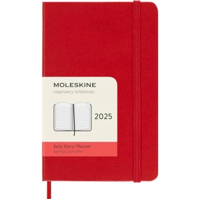 Afbeelding van Moleskine 12 Maanden Agenda 2025 Dagelijks Pocket Harde Kaft Rood