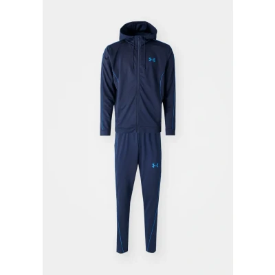 Afbeelding van Under Armour Tracksuit SET Trainingspak, Heren, Maat: Small, Washed navy/blue atlantis