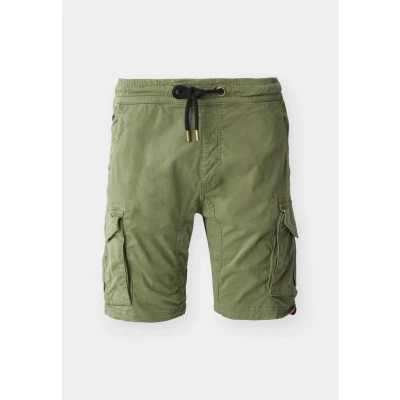 Afbeelding van Alpha Industries Jogger Shorts, Heren, Maat: XXL, Vintage green
