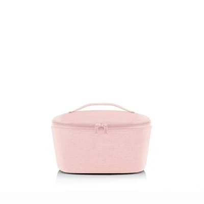 Afbeelding van reisenthel Coolerbag S Pocket Twist Blush Koeltas met bovenmateriaal van gerecyclede PET flessen, ideaal voor de lunch onderweg