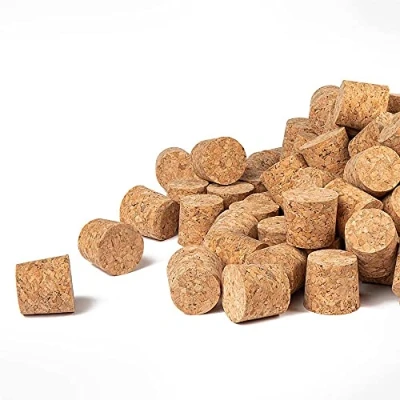 Afbeelding van Tuuters Kurken voor reageerbuisjes, perskurken, biologisch afbreekbaar, 25 x Ø 30 26, 100 stuks
