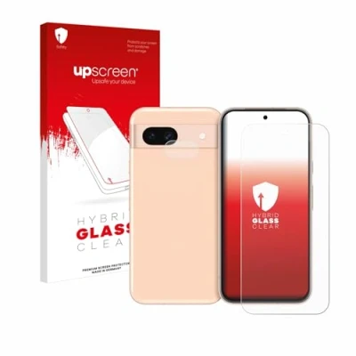 Afbeelding van upscreen Screenprotector voor Google Pixel 8a (Voor+Camera) Folie Beschermfolie Beschermglas transparant