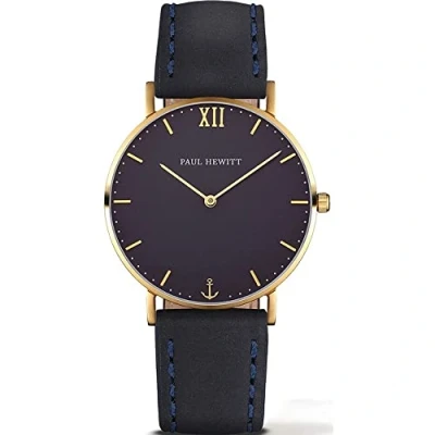 Afbeelding van Paul Hewitt Sailor Line PH SA R ST B 11M Horloge Leer Blauw Ø39mm