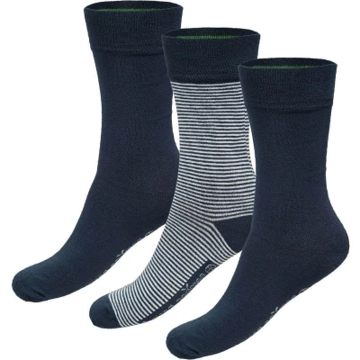 Afbeelding van Sokken Bamboo Basics Beau Navy Gestreept (3 Delig) Schoenmaat 35 40