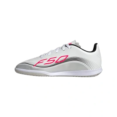 Afbeelding van adidas Performance F50 Messi Club junior voetbalschoenen wit/rood/grijs