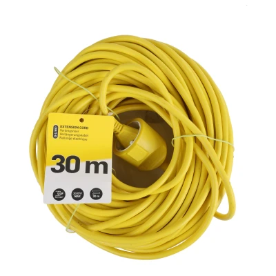 Afbeelding van Q Link Verlengsnoer 2x1.5mm Elektra 30 m Geel