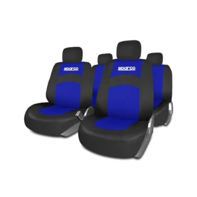 Afbeelding van Autostoelhoezen set Sparco Blauw