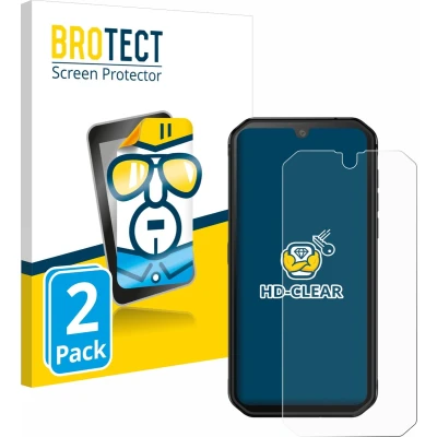 Afbeelding van BROTECT (2 Stuks) Schermbeschermer voor Blackview BV9900E Screen Protector Transparant