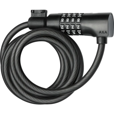 Afbeelding van Spiraalslot AXA 180 cm (Ø 8 mm, Cijfercode, Basic Safety)