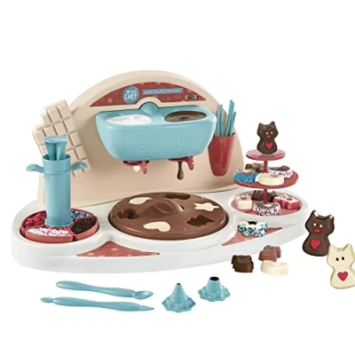 Afbeelding van Smoby Chef Chocolat Factory Chocoladeworkshop + Receptenboek Kookworkshop Veel mallen en accessoires Vanaf 5 jaar