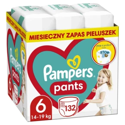 Afbeelding van Pampers Baby Dry Luierbroekjes Maat 6 132 stuks