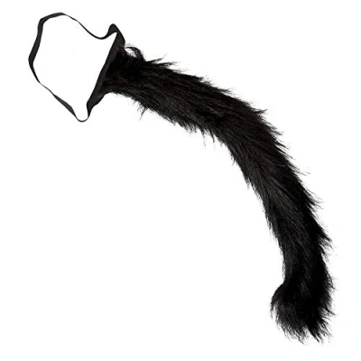 Afbeelding van Widmann Modelleerbare dierenstaart, van pluche, kostuumaccessoires, accessoire, carnaval, themafeest