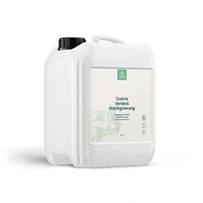 Afbeelding van eco:fy Cabrio afdekking impregneermiddel verzegeling bescherming waterafstotende spray voor stoffen dak transparant oplosmiddelvrij PFC vrij (5 l)