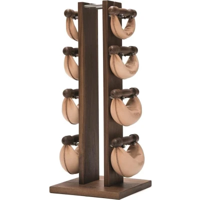 Afbeelding van Nohrd Swing Bell Toren Set Walnoot 2 4 6 8 kg