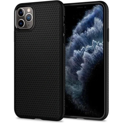 Afbeelding van Spigen Liquid Air Apple iPhone 11 Pro Case (Black) 077CS27232