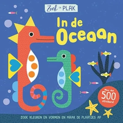 Afbeelding van Zoek en plak In de oceaan (Paperback)
