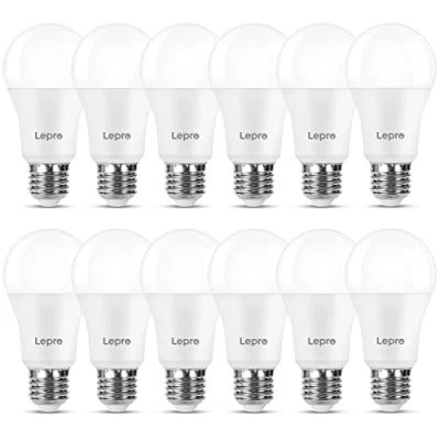 Afbeelding van Lepro E27 LED gloeilamp, 13,5 watt 1521 LUMEN lamp E27, 100W PEAD A60 Illuminant 2700K Warm Witte lamp, 12 Set, 200 Energy sparende vervangen