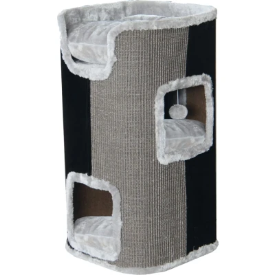 Afbeelding van Krab /klimmeubel 2 gaats 75 cm grijs/zwart Gebr. de Boon