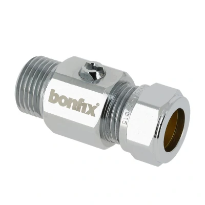 Afbeelding van Bonfix Kogelstopkraan Schroevendraaier bediening 3/8&quot;x15mm