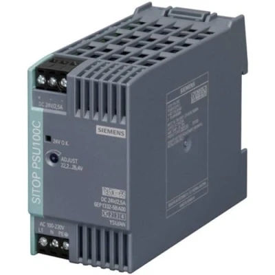 Afbeelding van Siemens sitop psu100c 24 v 2 5 a stabilized power supply 6ep1332 5ba00