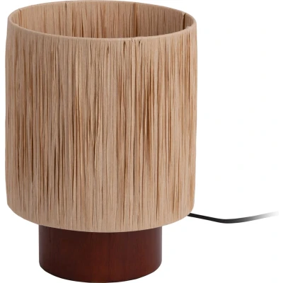 Afbeelding van Leitmotiv Tafellamp Sheer Trapeze Round Naturel 21x21x28,5cm