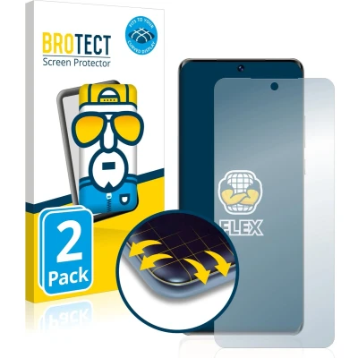 Afbeelding van BROTECT Screenprotector voor Huawei P50 Pro Folie Beschermfolie transparant volledig dekking (2 Stuks)