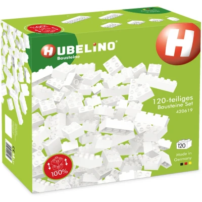 Afbeelding van HUBELINO ® Bouwstenen 120 delige set, wit