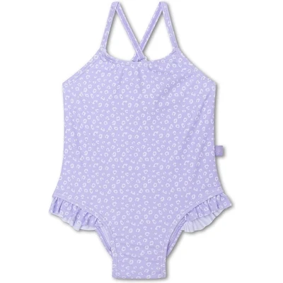 Afbeelding van Swim Essentials UV Badpak Meisjes Lila Panterprint Maat 122/128