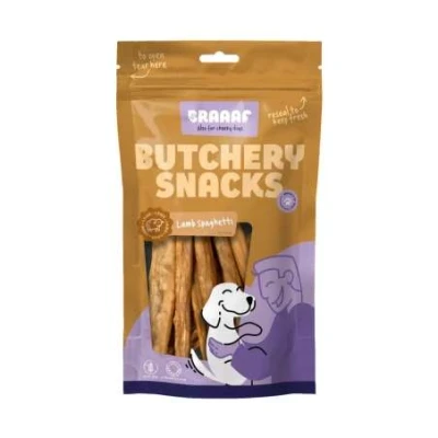 Afbeelding van 10x Braaaf Butchery Lamb Spaghetti Hondensnack 85 gr