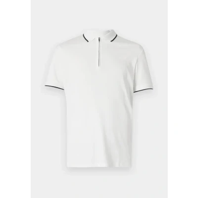 Afbeelding van Selected Homme Slhfave ZIP SS Poloshirt, Heren, Maat: Small, Cloud dancer