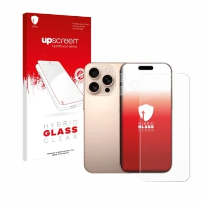 Afbeelding van upscreen Beschermfolie Screen Protector voor Apple iPhone 16 Pro Max (Voor+Camera) Beschermglas 9H Hardheid, Antikras, Anti Vingerafdruk