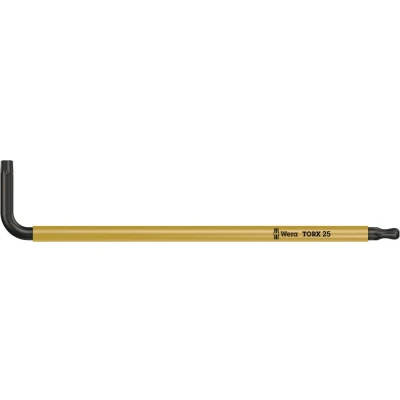 Afbeelding van Wera 05024355001 BlackLaser Multicolour Stiftsleutel met kogelkop Torx T25 x 104mm