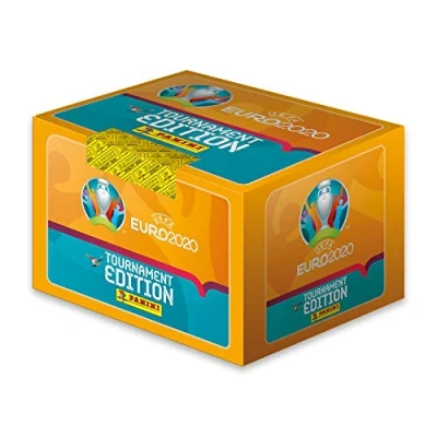 Afbeelding van PANINI Doos met 100 UEFA EURO 2020 STICKERS 2021 Tournament Edition mouwen