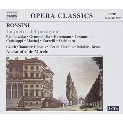 Afbeelding van Czech Chamber Chorus, Soloists, Alessandro De Marchi Rossini: La Pietra Del Paragone (3 CD)