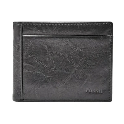 Afbeelding van Fossil NEEL Portemonnee, Heren, Maat: One Size, Schwarz