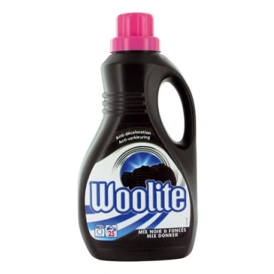 Afbeelding van Woolite Vloeibaar Wasmiddel Donker &amp; Denim 8 x 1.5 l (200 wasbeurten)