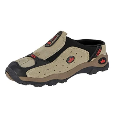 Afbeelding van Lico Storm heren Slippers, Bruin/zwart/rood, 41 EU