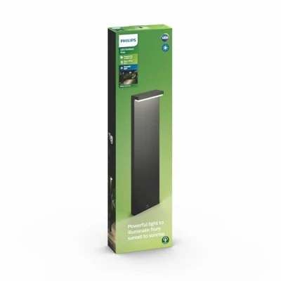Afbeelding van Philips Bustan sokkellamp voor buiten antraciet groot