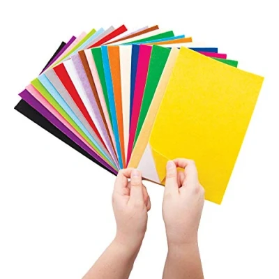Afbeelding van Baker Ross AW960 Viltbladen, zelfklevend, klasse Pack (50 stuks) kunst en handwerk voor kinderen