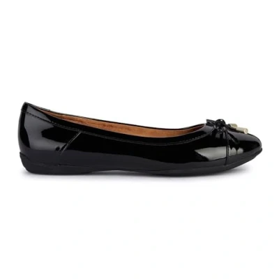 Afbeelding van Geox Dames D Charlene C Ballet Flat, zwart, 37 EU, EU