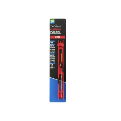 Afbeelding van Preston Des Shipp’s Carp Diamond Pole Rig 4m Maat : 4x14 Haak XSH B 14 0.19mm
