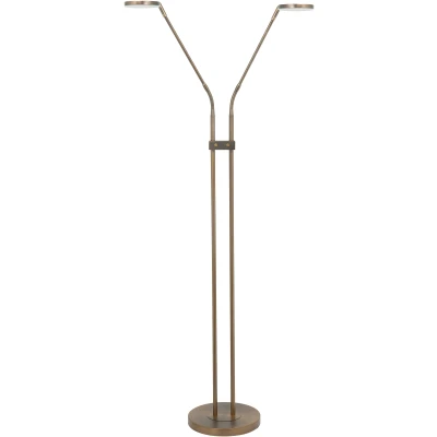 Afbeelding van Modern Klassiek Vloerlamp 2 lichts Brons Parma
