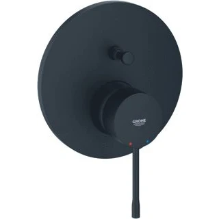 Afbeelding van Grohe essence badmengkraan opbouwdeel zonder inbouwdeel kleur phantom black 24167kf1