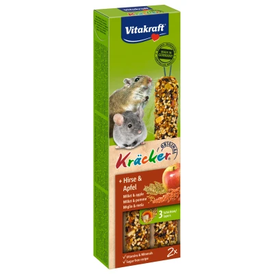 Afbeelding van Vitakraft Muis/Gerbil Kracker Corn/Fruit Knaagdiersnack 2 stuks