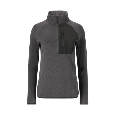 Afbeelding van Whistler Longsleeve, Dames, Maat: 42, Dark grey melange