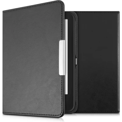 Afbeelding van kwmobile e reader hoesje compatibel met Tolino Shine 2 HD hoes Ereader case magnetische sluiting In zwart