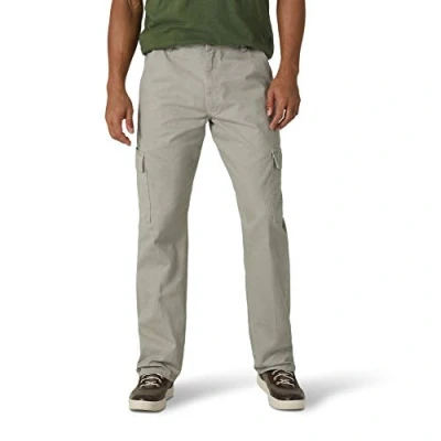 Afbeelding van Wrangler Authentics Pantauthentics voor heren &#039;Pantauthentics&#039; &#039; s Grote &amp; Lange Klassieke Cargo Twill Slang Casual Broek, Kaki Stof, 34W / 34L
