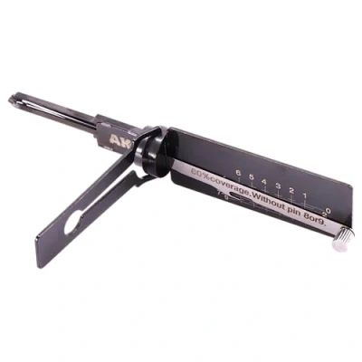 Afbeelding van Lock Pick Slotenmaker Tool voor Yale Sloten, 2 in 1 Picking en Decoder Tool, UK Deur LockPick Kit (YALE 6 B)