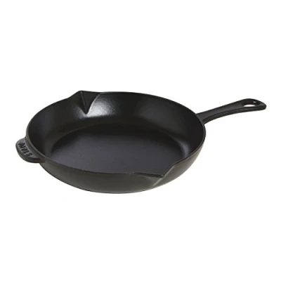 Afbeelding van STAUB Koekenpan met gietijzeren handgreep, geschikt voor inductie, gietijzer, zwart, 26 cm, 48,2 x 26,5 5,09 1 stuk