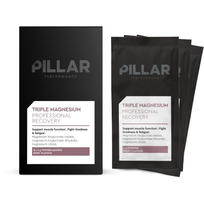Afbeelding van PILLAR Performance Triple Magnesium Travel Pack 15 x 5 gr Berry